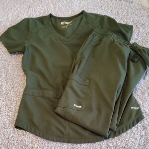 Grey's Anatomy Olive Scrub Set